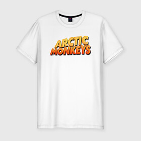 Мужская футболка хлопок Slim с принтом Arctic Monkeys в городе Новоалтайск, 92% хлопок, 8% лайкра | приталенный силуэт, круглый вырез ворота, длина до линии бедра, короткий рукав | британская | гараж | группа | инди рок | метал | постпанк | психоделический | ривайвл | рок | хай грин | электроник