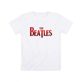 Детская футболка хлопок с принтом The Beatles в городе Новоалтайск, 100% хлопок | круглый вырез горловины, полуприлегающий силуэт, длина до линии бедер | битлз | британская | группа | джон леннон | джордж харрисон | ливерпуль | пол маккартни | ринго старр | рок