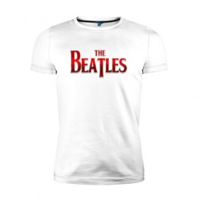 Мужская футболка премиум с принтом The Beatles в городе Новоалтайск, 92% хлопок, 8% лайкра | приталенный силуэт, круглый вырез ворота, длина до линии бедра, короткий рукав | битлз | британская | группа | джон леннон | джордж харрисон | ливерпуль | пол маккартни | ринго старр | рок