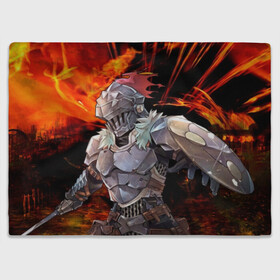 Плед 3D с принтом Goblin Slayer 2 в городе Новоалтайск, 100% полиэстер | закругленные углы, все края обработаны. Ткань не мнется и не растягивается | anime | goblin | goblin slayer | manga | slayer | аниме | гоблин | манга | рыцарь