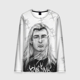 Мужской лонгслив 3D с принтом Ghostemane в городе Новоалтайск, 100% полиэстер | длинные рукава, круглый вырез горловины, полуприлегающий силуэт | ghost | ghostemane | man | mystic | new school | rap | rap rock | rock | trap | гостмейн | мистика | привидение | реп рок | рок