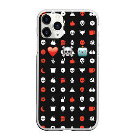 Чехол для iPhone 11 Pro матовый с принтом Love Death + Robots в городе Новоалтайск, Силикон |  | dead | deads | death | netflix | pattern | robot | robots | и роботы | любовь | мультик | нетфликс | паттерн | роботы | сериал | смайлики | смайлы