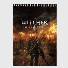 Скетчбук с принтом The witcher в городе Новоалтайск, 100% бумага
 | 48 листов, плотность листов — 100 г/м2, плотность картонной обложки — 250 г/м2. Листы скреплены сверху удобной пружинной спиралью | play | the witcher | ведьмак | ведьмак 3 | игра | компьютерная игра