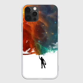 Чехол для iPhone 12 Pro Max с принтом Красим космос в городе Новоалтайск, Силикон |  | galaxy | space | галактика | звезды | космос | красит | прикольный принт | цветной космос