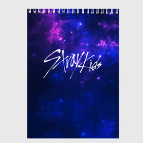 Скетчбук с принтом Stray Kids в городе Новоалтайск, 100% бумага
 | 48 листов, плотность листов — 100 г/м2, плотность картонной обложки — 250 г/м2. Листы скреплены сверху удобной пружинной спиралью | k pop | stray kids | stray kids группа | stray kids участники | stray kids фото