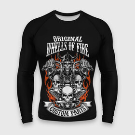 Мужской рашгард 3D с принтом Whells of fire в городе Новоалтайск,  |  | biker | death | emblem | fire | flame | hel | knife | logo | motorcycle | retro | sign | skeleton | skull | slogan | vintage | байкер | винтаж | девиз | детали | знак | каска | логотип | лозунг | мотоцикл | мотоциклист | надпись | нестандартные | нож | ог