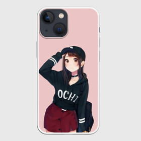 Чехол для iPhone 13 mini с принтом Модница в городе Новоалтайск,  |  | anime | аниме | аниме арт | аниме девушка | аниме девушки | арт | девушка | девушка из аниме | девушки | красавица | красивая тянка | манга | манга девушка | рисунок | тян | тянка | тянки | тяночки