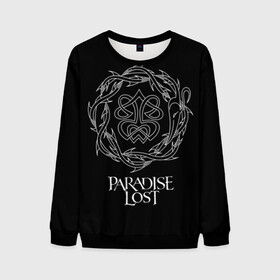 Мужской свитшот 3D с принтом Paradise Lost в городе Новоалтайск, 100% полиэстер с мягким внутренним слоем | круглый вырез горловины, мягкая резинка на манжетах и поясе, свободная посадка по фигуре | metal | paradise lost | готик метал | готик рок | группы | дум метал | дэт дум | метал | музыка | рок