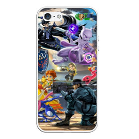 Чехол для iPhone 5/5S матовый с принтом Super Smash Bros ultimate в городе Новоалтайск, Силикон | Область печати: задняя сторона чехла, без боковых панелей | game | mario | nintendo | nintendo all star | pikachu | pokemon | super smash bros | ultimate | джиглипафф | донки конг | зельда | игры | линк | марио | нинтендо | пикачу | покемоны | эш