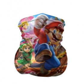 Бандана-труба 3D с принтом Super Smash Bros ultimate в городе Новоалтайск, 100% полиэстер, ткань с особыми свойствами — Activecool | плотность 150‒180 г/м2; хорошо тянется, но сохраняет форму | game | mario | nintendo | nintendo all star | pikachu | pokemon | super smash bros | ultimate | джиглипафф | донки конг | зельда | игры | линк | марио | нинтендо | пикачу | покемоны | эш