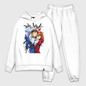 Мужской костюм хлопок OVERSIZE с принтом Евангелион в городе Новоалтайск,  |  | anime | eva | evangelion | manga | neon genesis evangelion | аниме | ева | евангелион | манга