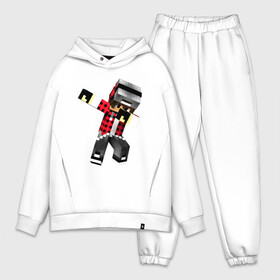 Мужской костюм хлопок OVERSIZE с принтом Dab Minecraft в городе Новоалтайск,  |  | dab | deb | minecraft | даб | деб | майнкрафт