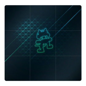 Магнитный плакат 3Х3 с принтом Monstercat в городе Новоалтайск, Полимерный материал с магнитным слоем | 9 деталей размером 9*9 см | monstercat | клуб | клубная музыка | кот | котенок | кошка | лейбл | монстар | монстар кет | монстер | музыка | танцевальная музыка | электронная | электронная музыка