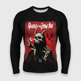Мужской рашгард 3D с принтом Queens of the Stone Age в городе Новоалтайск,  |  | josh homme | metal | qotsa | queens of the stone age | rock | группы | метал | музыка | рок