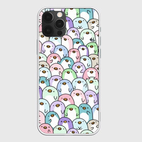 Чехол для iPhone 12 Pro Max с принтом Цветные Пингвинчики в городе Новоалтайск, Силикон |  | Тематика изображения на принте: colors | cute | детский | лапочка | милый | мимими | паттерн | пингвин | северный полюс | стая | толпа