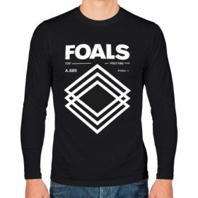 Мужской лонгслив хлопок с принтом Foals в городе Новоалтайск, 100% хлопок |  | foals | yannis philippakis | группы | дэнс панк | инди | мат рок | музыка | рок | фоалз | яннис филиппакис