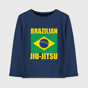 Детский лонгслив хлопок с принтом Brazilian Jiu Jitsu в городе Новоалтайск, 100% хлопок | круглый вырез горловины, полуприлегающий силуэт, длина до линии бедер | box | boxing | bruce lee | champion | dragon | fight | fighter | judo | muay thai | team | tiger | ufc | али | боевые | боец | бой | бокс | боксер | борьба | брюс ли | воин | дзюдо | дракон | единоборства | искусство | карате | контакт | кулак | лев