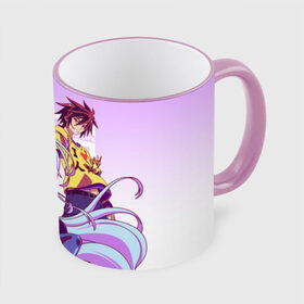 Кружка 3D с принтом No Game No Life в городе Новоалтайск, керамика | ёмкость 330 мл | Тематика изображения на принте: ngnl | no game no life | аниме | без игры жизни нет | изуна | манга | нет игры   нет жизни | сора и сиро | широ