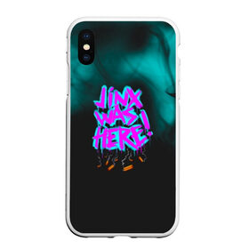 Чехол для iPhone XS Max матовый с принтом Jinx was here! в городе Новоалтайск, Силикон | Область печати: задняя сторона чехла, без боковых панелей | league of legends | lol | азир | акали | алистар | амуму | анивия | ари | атрокс | воин | вуконг | гарен | лига легенд | лига оф легенд | лол | маг | поддержка | стрелок | танк