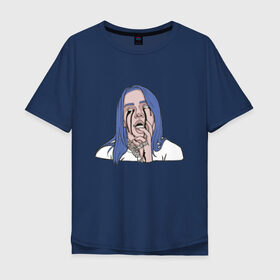 Футболка хлопок Оверсайз с принтом Billie Eilish в городе Новоалтайск, 100% хлопок | свободный крой, круглый ворот, “спинка” длиннее передней части | Тематика изображения на принте: ailish | billi | billie eilish | bury a friend | copycat | crown | dont smile at me | lovely | music | my boy | party favor | pop | били | билли айлиш | девушка | музыка | певица | поп | эйлиш