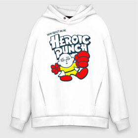 Мужское худи Oversize хлопок с принтом One Punch Man в городе Новоалтайск, френч-терри — 70% хлопок, 30% полиэстер. Мягкий теплый начес внутри —100% хлопок | боковые карманы, эластичные манжеты и нижняя кромка, капюшон на магнитной кнопке | one punch man | onepunchman | oppai | аниме | ван панч мен | ванпанчмен | манга | сайтама | супергерои | человек один удар