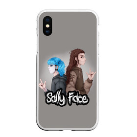 Чехол для iPhone XS Max матовый с принтом Sally Face в городе Новоалтайск, Силикон | Область печати: задняя сторона чехла, без боковых панелей | Тематика изображения на принте: blue | diane | face | fisher | gizmo | henry | johnson | killer | larry | sally | генри | гизмо | джонсон | диана | ларри | лицо | салли | фейс | фишер