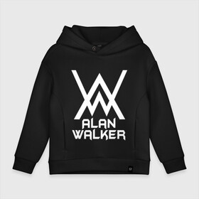 Детское худи Oversize хлопок с принтом Alan Walker в городе Новоалтайск, френч-терри — 70% хлопок, 30% полиэстер. Мягкий теплый начес внутри —100% хлопок | боковые карманы, эластичные манжеты и нижняя кромка, капюшон на магнитной кнопке | alan walker | алан валкер | алан волкер | алан уокер | диджей | музыка | музыкант | песни