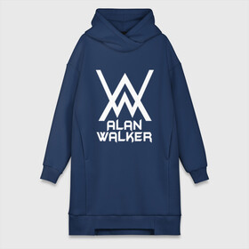 Платье-худи хлопок с принтом Alan Walker в городе Новоалтайск,  |  | alan walker | алан валкер | алан волкер | алан уокер | диджей | музыка | музыкант | песни
