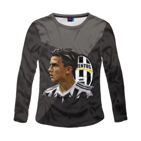 Женский лонгслив 3D с принтом Paulo Dybala в городе Новоалтайск, 100% полиэстер | длинные рукава, круглый вырез горловины, полуприлегающий силуэт | juventus | paulo dybala | аргентинец | лицо | нападающий | пауло дибало | фото | футбол | футболист | ювентус