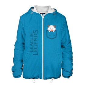Мужская куртка 3D Poro Pocket Tee: в городе Новоалтайск, ткань верха — 100% полиэстер, подклад — флис | прямой крой, подол и капюшон оформлены резинкой с фиксаторами, два кармана без застежек по бокам, один большой потайной карман на груди. Карман на груди застегивается на липучку | league of legends | lol | азир | акали | алистар | амуму | анивия | ари | атрокс | воин | вуконг | гарен | лига легенд | лига оф легенд | лол | маг | поддержка | стрелок | танк
