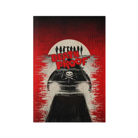Обложка для паспорта матовая кожа с принтом Death Proof в городе Новоалтайск, натуральная матовая кожа | размер 19,3 х 13,7 см; прозрачные пластиковые крепления | death proof | django | grindhouse | planet terror | quentin | rodriguez | tarantino | джанго | квентин | родригес | тарантино