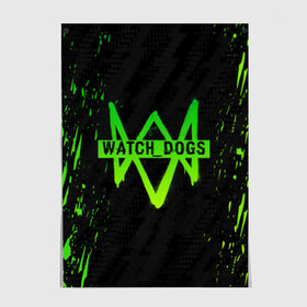 Постер с принтом WATCH DOGS в городе Новоалтайск, 100% бумага
 | бумага, плотность 150 мг. Матовая, но за счет высокого коэффициента гладкости имеет небольшой блеск и дает на свету блики, но в отличии от глянцевой бумаги не покрыта лаком | action | ct os | ded sec | fox | gamer | hacker | player | watch dogs | watch dogs 2 | знак лиса | игра | компьютерная игра | хакер