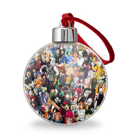 Ёлочный шар с принтом ANIME HEROES | АНИМЕ ГЕРОИ в городе Новоалтайск, Пластик | Диаметр: 77 мм | anime heroes | gintama | high school dxd | no game no life | one piece | re:creators | satsuriku no tenshi | shokugeki no soma | sword art online | violet evergarden | аниме герои | атака на титанов | б | без игры жизни нет | бездомный бог | 