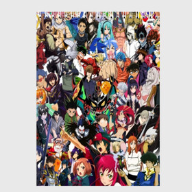 Скетчбук с принтом ANIME HEROES в городе Новоалтайск, 100% бумага
 | 48 листов, плотность листов — 100 г/м2, плотность картонной обложки — 250 г/м2. Листы скреплены сверху удобной пружинной спиралью | Тематика изображения на принте: anime heroes | gintama | high school dxd | no game no life | one piece | re:creators | satsuriku no tenshi | shokugeki no soma | sword art online | violet evergarden | аниме герои | атака на титанов | б | без игры жизни нет | бездомный бог | 