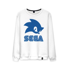 Мужской свитшот хлопок с принтом Sonic Sega в городе Новоалтайск, 100% хлопок |  | sega | sonic | еж соник | сега | соник