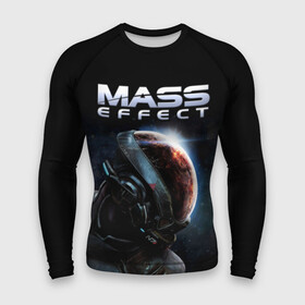 Мужской рашгард 3D с принтом Mass Effect в городе Новоалтайск,  |  | andromeda | n7 | игры | компьютерные игры | масс эффект