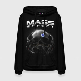 Женская толстовка 3D с принтом Mass Effect в городе Новоалтайск, 100% полиэстер  | двухслойный капюшон со шнурком для регулировки, мягкие манжеты на рукавах и по низу толстовки, спереди карман-кенгуру с мягким внутренним слоем. | andromeda | n7 | игры | компьютерные игры | масс эффект