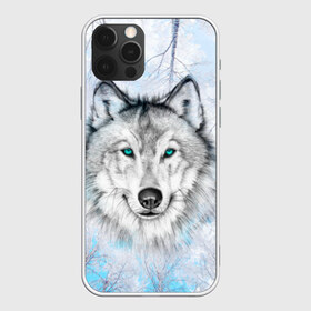 Чехол для iPhone 12 Pro Max с принтом Волк в городе Новоалтайск, Силикон |  | Тематика изображения на принте: берёзы | волчара | глаза | зима | лес | матёрый | небо | собака | хищник
