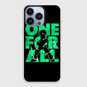 Чехол для iPhone 13 Pro с принтом one for all в городе Новоалтайск,  |  | Тематика изображения на принте: academia | hero | my | академия | геройская | иероглиф | моя | ниндзя | стиль | японский