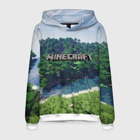 Мужская толстовка 3D с принтом Minecraft в городе Новоалтайск, 100% полиэстер | двухслойный капюшон со шнурком для регулировки, мягкие манжеты на рукавах и по низу толстовки, спереди карман-кенгуру с мягким внутренним слоем. | minecraft | игра | майнкрафт
