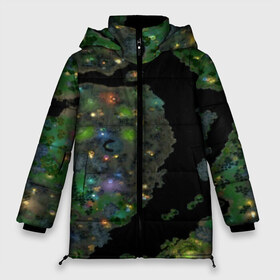 Женская зимняя куртка 3D с принтом Герои карта в городе Новоалтайск, верх — 100% полиэстер; подкладка — 100% полиэстер; утеплитель — 100% полиэстер | длина ниже бедра, силуэт Оверсайз. Есть воротник-стойка, отстегивающийся капюшон и ветрозащитная планка. 

Боковые карманы с листочкой на кнопках и внутренний карман на молнии | angel | armor | artwork | creature | dragon | fantasy | fantasy art | game | griffin | heroes | heroes maps | heroes of might and magic | knight | might and magic | sword | warriors | weapon | wings | герои