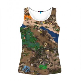 Женская майка 3D с принтом Heroes style HD в городе Новоалтайск, 100% полиэстер | круглая горловина, прямой силуэт, длина до линии бедра | angel | armor | artwork | creature | dragon | fantasy | fantasy art | game | griffin | heroes | heroes maps | heroes of might and magic | knight | might and magic | sword | warriors | weapon | wings | герои