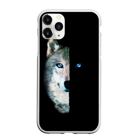 Чехол для iPhone 11 Pro Max матовый с принтом Волк в городе Новоалтайск, Силикон |  | animal | art | blue | day | head | muzzle | night | predator | view | wild | wolf | взгляд | волк | голова | день | дикий | животное | искусство | ночь | синий | хищник