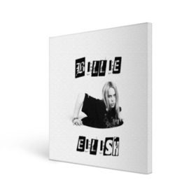 Холст квадратный с принтом Billie Eilish в городе Новоалтайск, 100% ПВХ |  | bad guy | bellyache | billie eilish | bury a friend | ocean eyes | when we all fall asleep where do we go | билли айлиш | музыка | певица