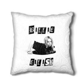 Подушка 3D с принтом Billie Eilish в городе Новоалтайск, наволочка – 100% полиэстер, наполнитель – холлофайбер (легкий наполнитель, не вызывает аллергию). | состоит из подушки и наволочки. Наволочка на молнии, легко снимается для стирки | bad guy | bellyache | billie eilish | bury a friend | ocean eyes | when we all fall asleep where do we go | билли айлиш | музыка | певица