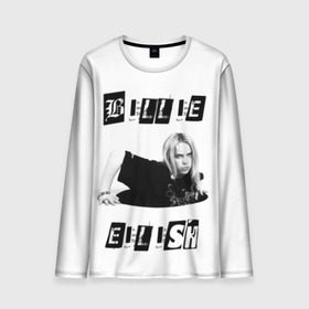 Мужской лонгслив 3D с принтом Billie Eilish в городе Новоалтайск, 100% полиэстер | длинные рукава, круглый вырез горловины, полуприлегающий силуэт | bad guy | bellyache | billie eilish | bury a friend | ocean eyes | when we all fall asleep where do we go | билли айлиш | музыка | певица