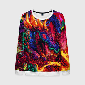 Мужской свитшот 3D с принтом Hyper Beast в городе Новоалтайск, 100% полиэстер с мягким внутренним слоем | круглый вырез горловины, мягкая резинка на манжетах и поясе, свободная посадка по фигуре | art | counter strike | cs | cs go | csgo | game | go | monster | steam | арт | зверь | игра | кс | ксго | монстр | скоростной | стим | чудовище