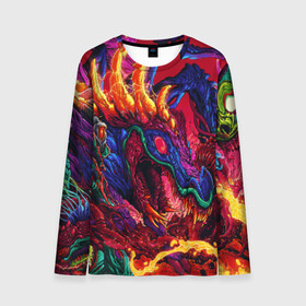 Мужской лонгслив 3D с принтом Hyper Beast в городе Новоалтайск, 100% полиэстер | длинные рукава, круглый вырез горловины, полуприлегающий силуэт | art | counter strike | cs | cs go | csgo | game | go | monster | steam | арт | зверь | игра | кс | ксго | монстр | скоростной | стим | чудовище