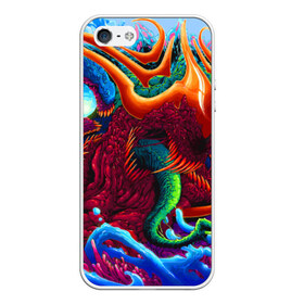 Чехол для iPhone 5/5S матовый с принтом Hyper Beast в городе Новоалтайск, Силикон | Область печати: задняя сторона чехла, без боковых панелей | art | counter strike | cs | cs go | csgo | game | go | monster | steam | арт | зверь | игра | кс | ксго | монстр | скоростной | стим | чудовище