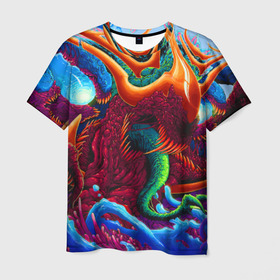 Мужская футболка 3D с принтом Hyper Beast в городе Новоалтайск, 100% полиэфир | прямой крой, круглый вырез горловины, длина до линии бедер | art | counter strike | cs | cs go | csgo | game | go | monster | steam | арт | зверь | игра | кс | ксго | монстр | скоростной | стим | чудовище